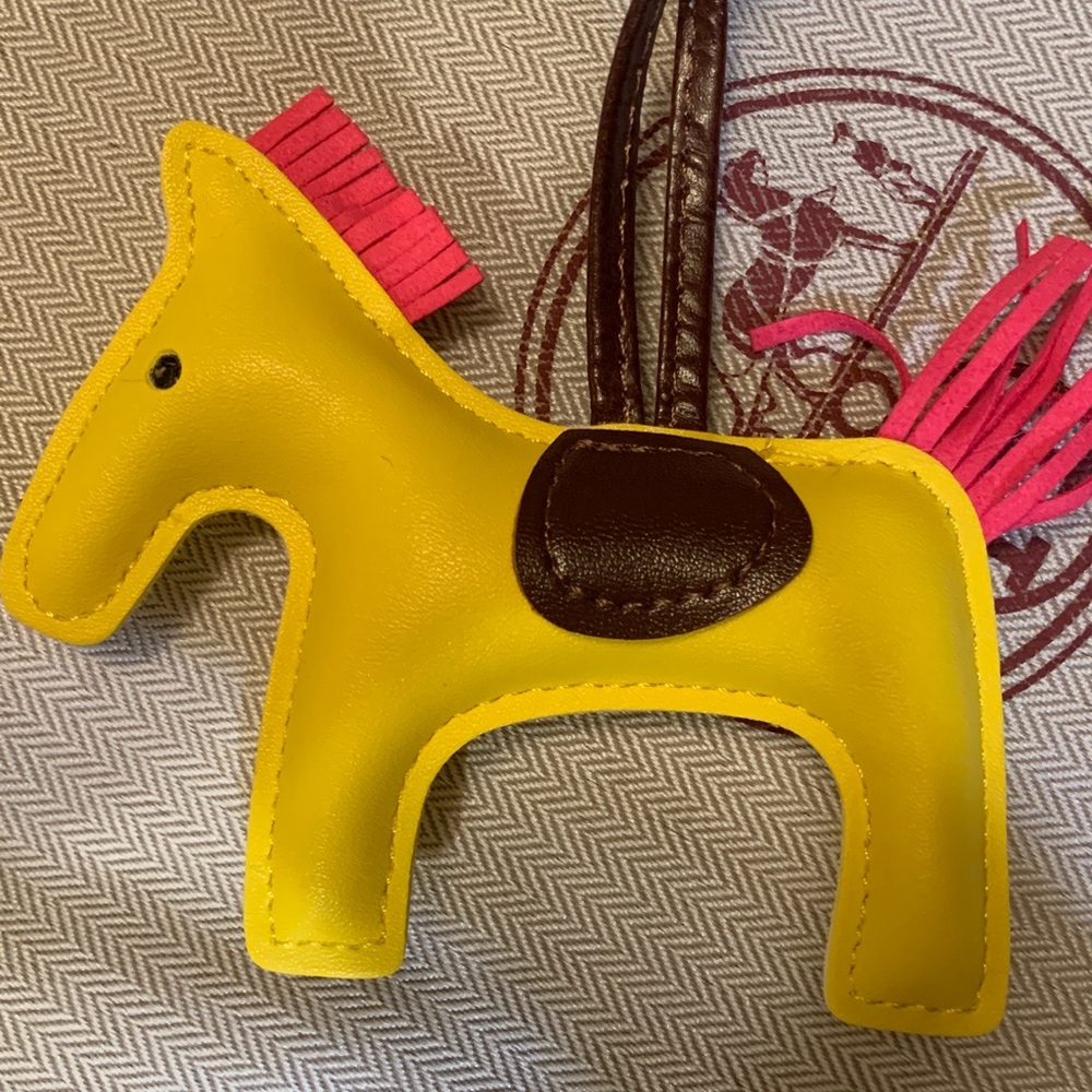 Fashionable , leather , trendy  horse 🐴 charm . Must have for Kelly or Birkin